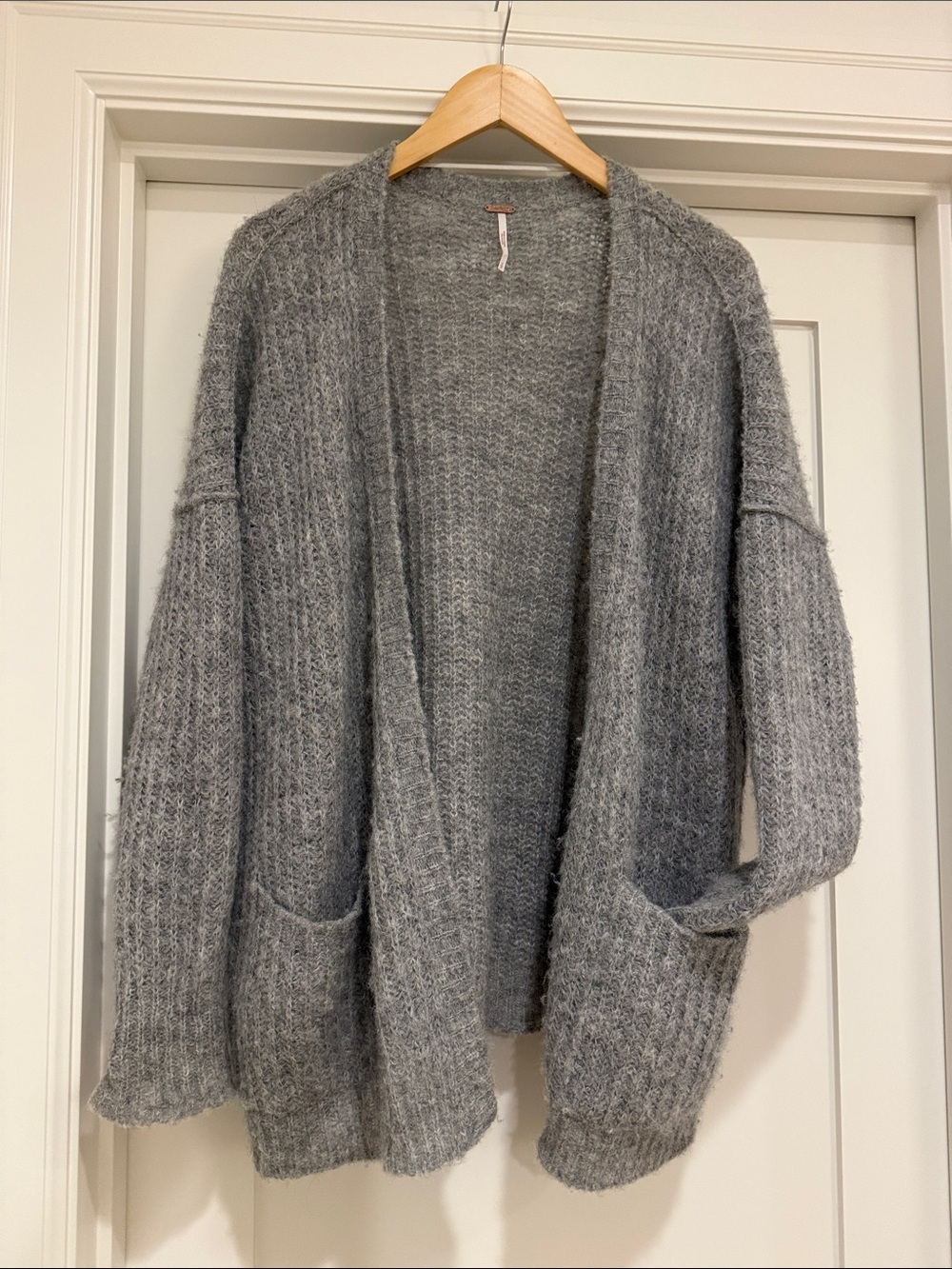 Free People alpaca oversized cardigan